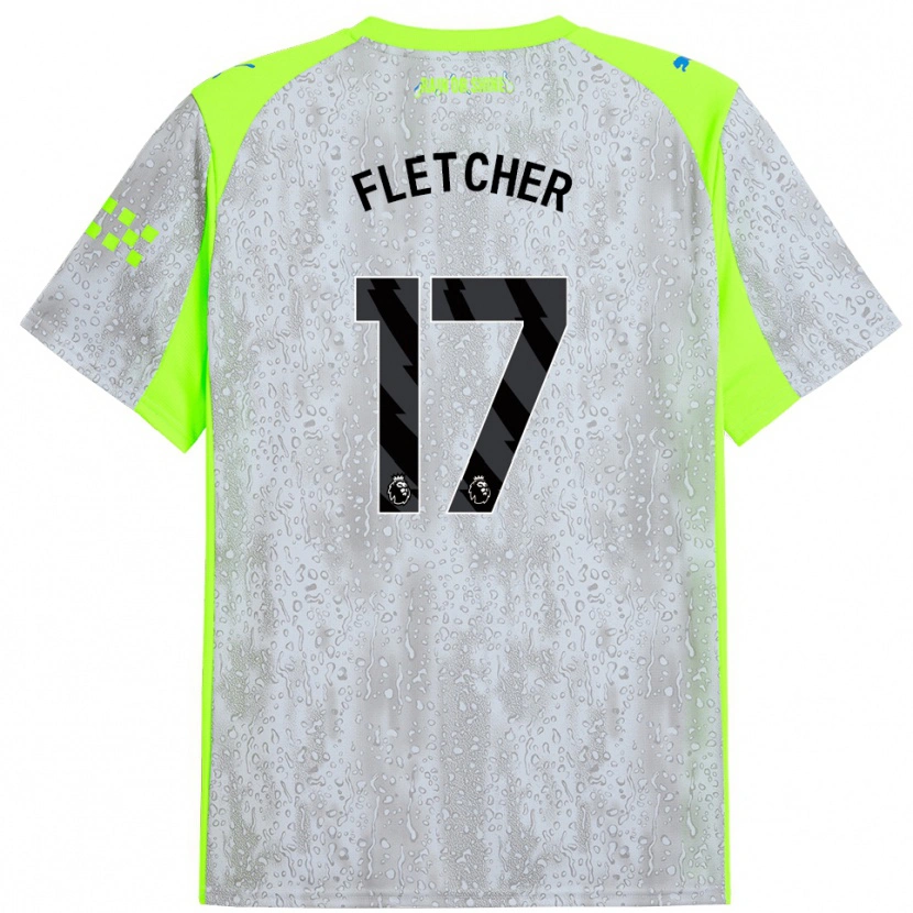 Danxen Herren Luca Fletcher #17 Grau Gelb Ausweichtrikot Trikot 2025/26 T-Shirt Österreich