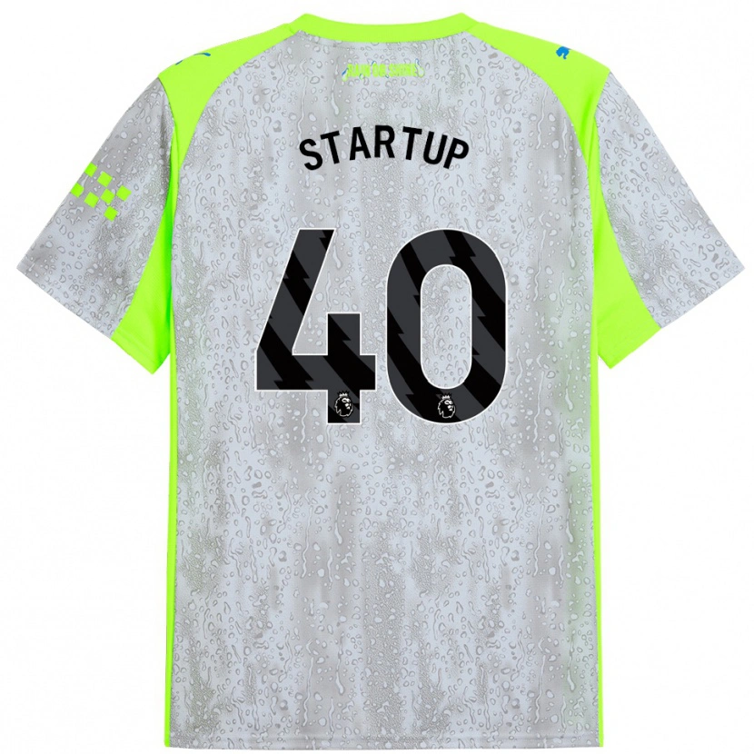 Danxen Herren Katie Startup #40 Grau Gelb Ausweichtrikot Trikot 2025/26 T-Shirt Österreich