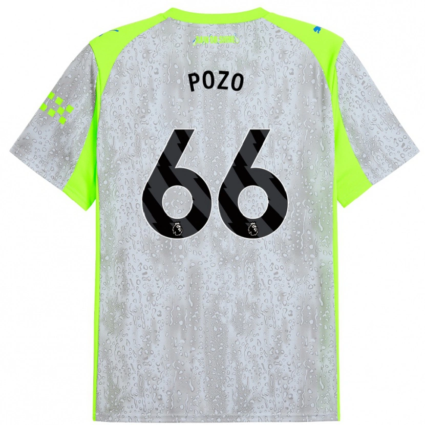 Danxen Herren Iker Pozo #66 Grau Gelb Ausweichtrikot Trikot 2025/26 T-Shirt Österreich