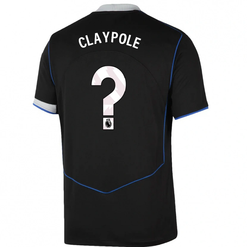 Danxen Herren Aimee Claypole #0 Schwarz Blau Silber Ausweichtrikot Trikot 2025/26 T-Shirt Österreich