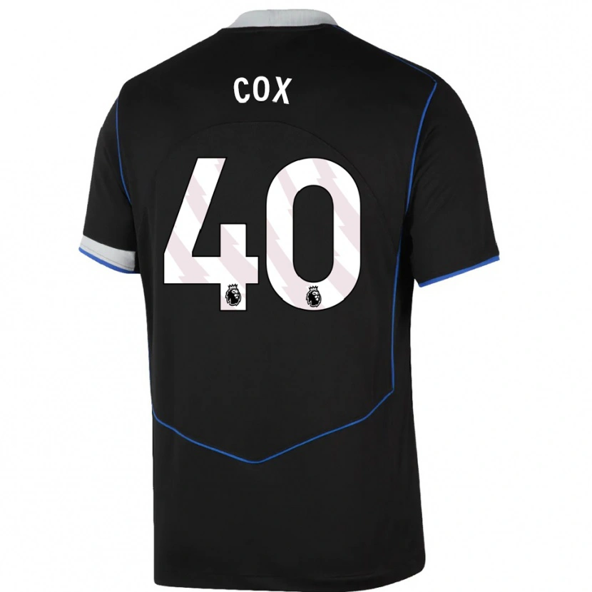 Danxen Herren Katie Cox #40 Schwarz Blau Silber Ausweichtrikot Trikot 2025/26 T-Shirt Österreich