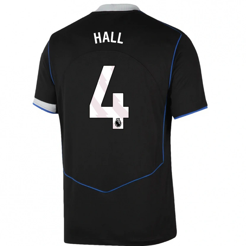 Danxen Herren Jacob Hall #4 Schwarz Blau Silber Ausweichtrikot Trikot 2025/26 T-Shirt Österreich