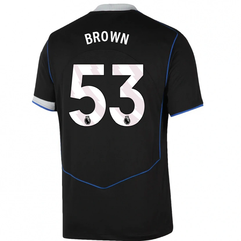 Danxen Herren Lola Brown #53 Schwarz Blau Silber Ausweichtrikot Trikot 2025/26 T-Shirt Österreich