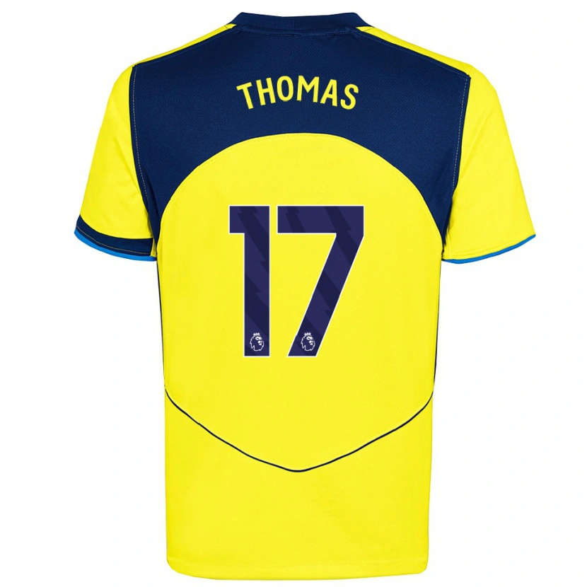 Danxen Herren Martha Thomas #17 Gelb Marineblau Ausweichtrikot Trikot 2025/26 T-Shirt Österreich