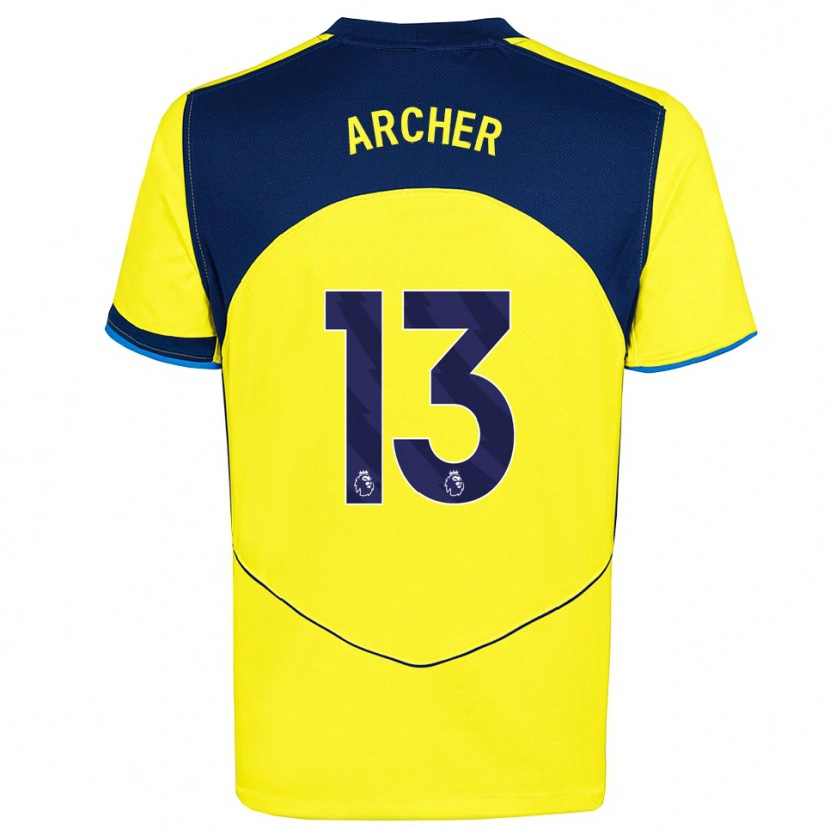 Danxen Herren Samual Archer #13 Gelb Marineblau Ausweichtrikot Trikot 2025/26 T-Shirt Österreich