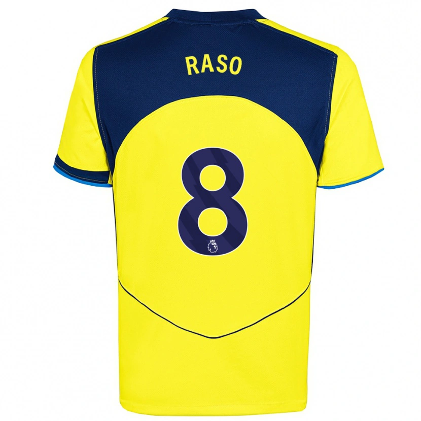 Danxen Herren Hayley Raso #8 Gelb Marineblau Ausweichtrikot Trikot 2025/26 T-Shirt Österreich