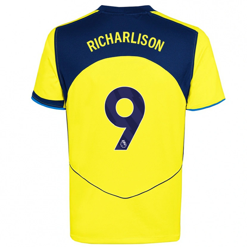 Danxen Herren Richarlison #9 Gelb Marineblau Ausweichtrikot Trikot 2025/26 T-Shirt Österreich