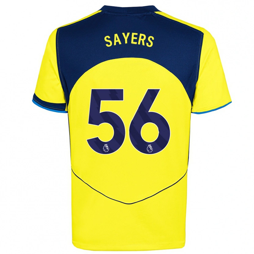 Danxen Herren Charlie Sayers #56 Gelb Marineblau Ausweichtrikot Trikot 2025/26 T-Shirt Österreich