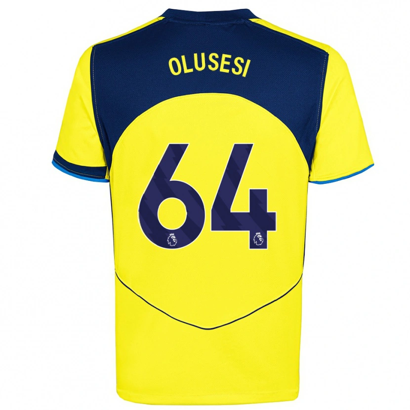 Danxen Herren Callum Olusesi #64 Gelb Marineblau Ausweichtrikot Trikot 2025/26 T-Shirt Österreich
