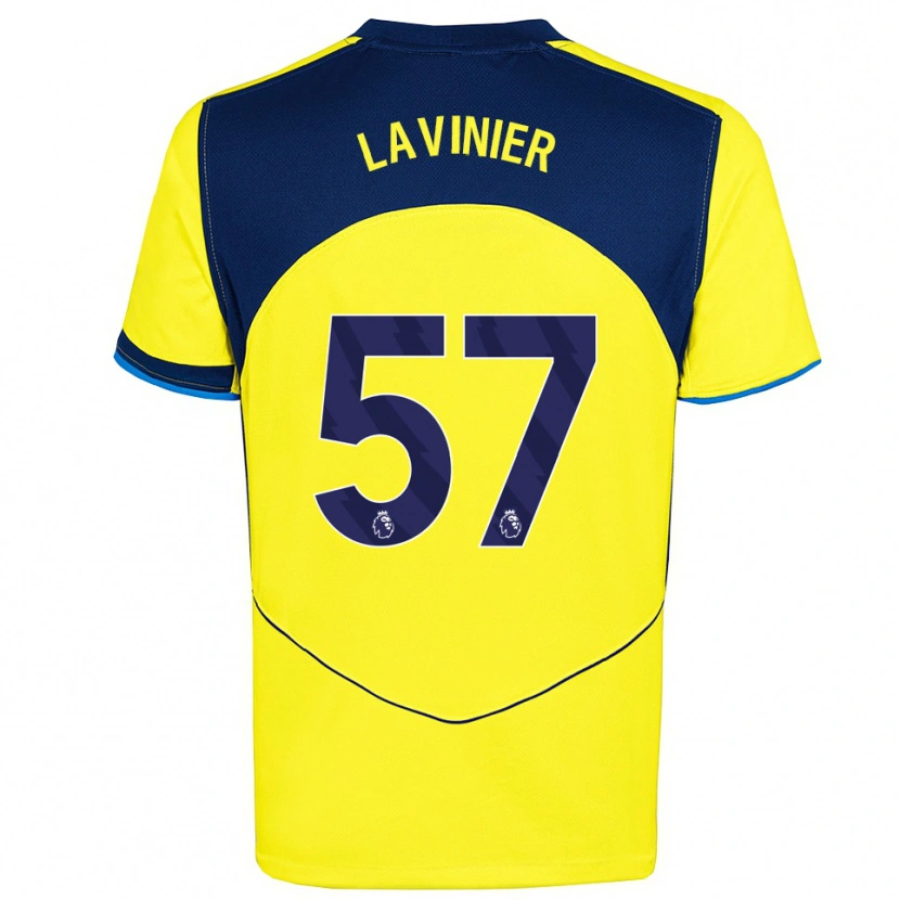 Danxen Herren Marcel Lavinier #57 Gelb Marineblau Ausweichtrikot Trikot 2025/26 T-Shirt Österreich