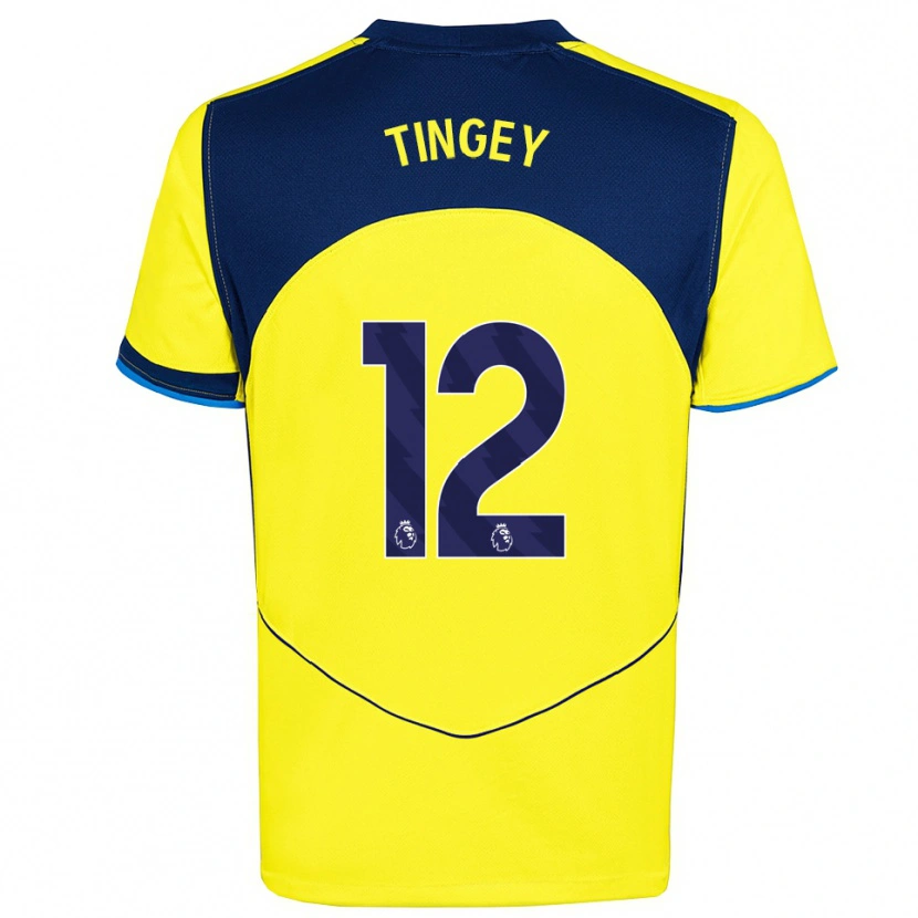 Danxen Herren Tyler Tingey #12 Gelb Marineblau Ausweichtrikot Trikot 2025/26 T-Shirt Österreich
