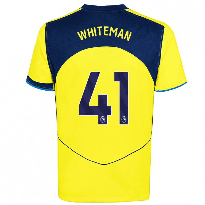 Danxen Herren Alfie Whiteman #41 Gelb Marineblau Ausweichtrikot Trikot 2025/26 T-Shirt Österreich