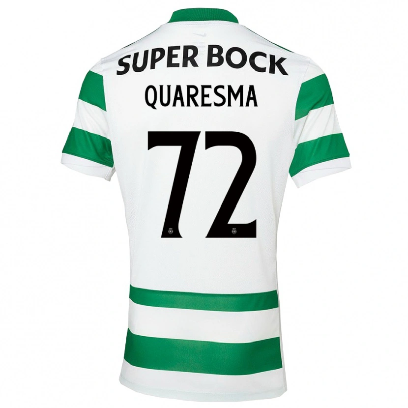 Danxen Damen Eduardo Quaresma #72 Grün Weiß Heimtrikot Trikot 2025/26 T-Shirt Österreich