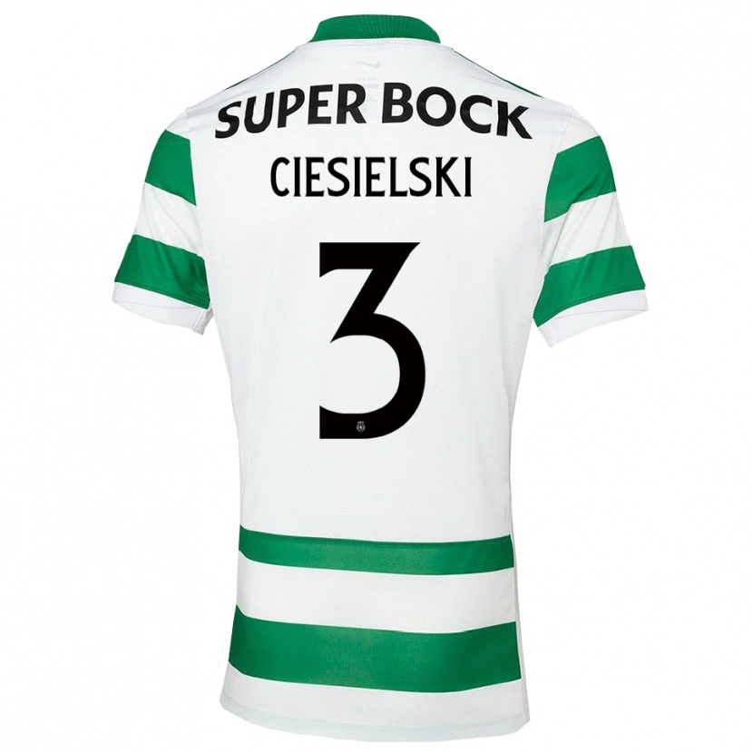 Danxen Damen Daniel Ciesielski #3 Grün Weiß Heimtrikot Trikot 2025/26 T-Shirt Österreich
