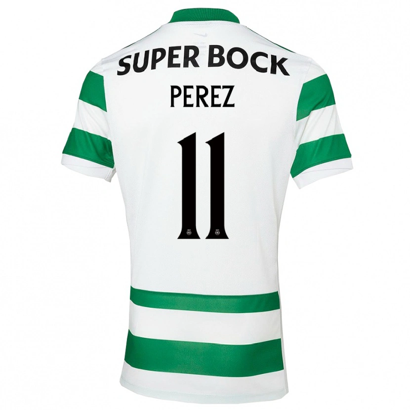 Danxen Damen Brenda Pérez #11 Grün Weiß Heimtrikot Trikot 2025/26 T-Shirt Österreich