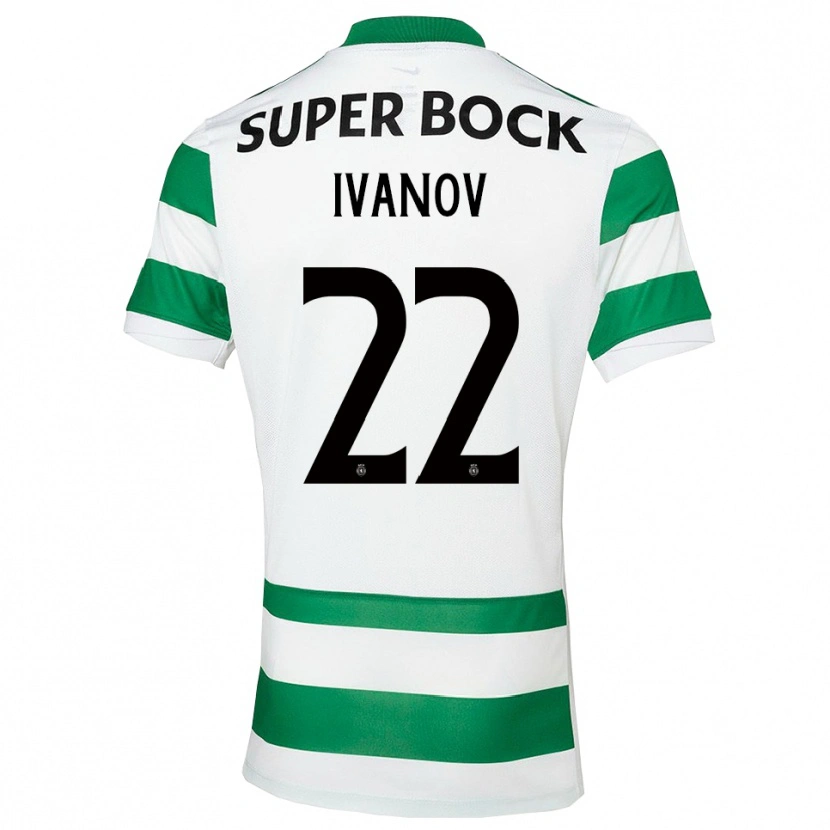 Danxen Damen David Ivanov #22 Grün Weiß Heimtrikot Trikot 2025/26 T-Shirt Österreich