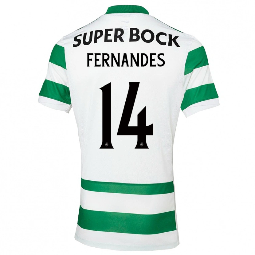 Danxen Damen Santiago Fernandes #14 Grün Weiß Heimtrikot Trikot 2025/26 T-Shirt Österreich