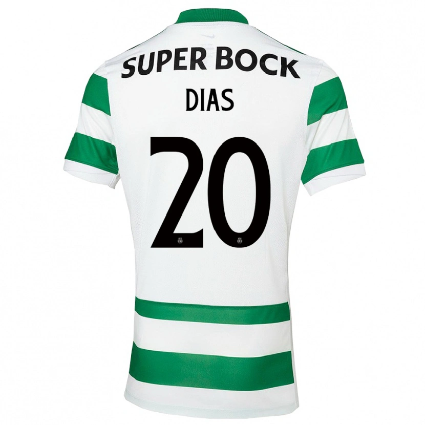 Danxen Damen Lucas Dias #20 Grün Weiß Heimtrikot Trikot 2025/26 T-Shirt Österreich