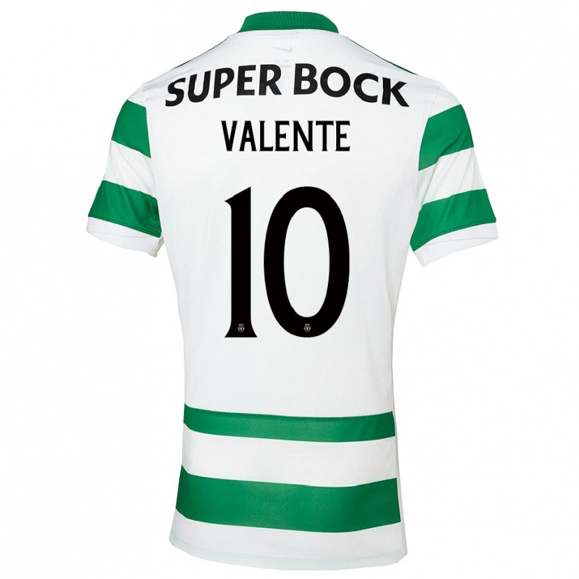 Danxen Damen João Valente #10 Grün Weiß Heimtrikot Trikot 2025/26 T-Shirt Österreich