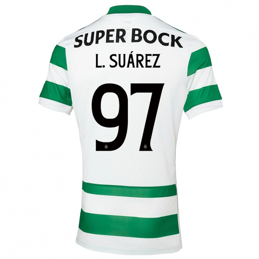 Danxen Damen Luis Suárez #97 Grün Weiß Heimtrikot Trikot 2025/26 T-Shirt Österreich