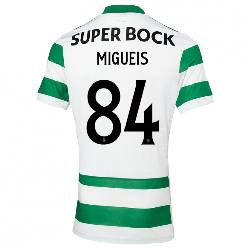 Danxen Damen Pedro Miguéis #84 Grün Weiß Heimtrikot Trikot 2025/26 T-Shirt Österreich
