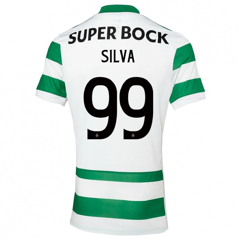 Danxen Damen Francisco Silva #99 Grün Weiß Heimtrikot Trikot 2025/26 T-Shirt Österreich