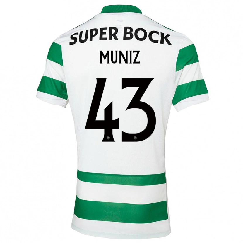 Danxen Damen João Muniz #43 Grün Weiß Heimtrikot Trikot 2025/26 T-Shirt Österreich