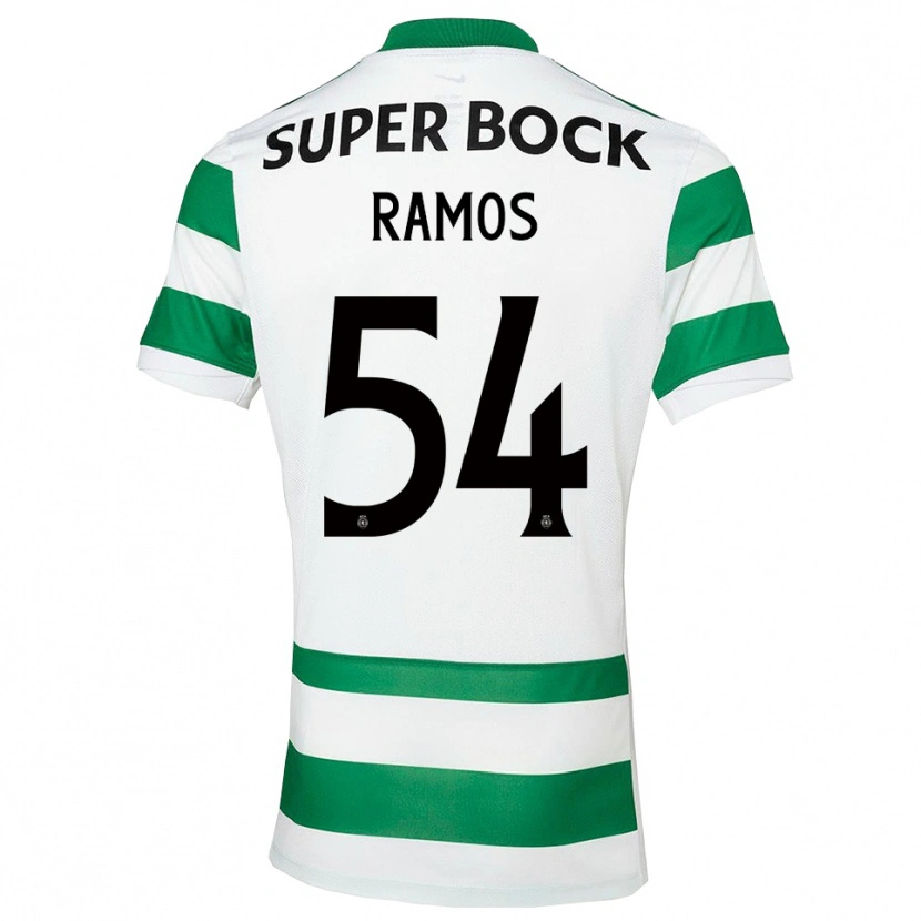 Danxen Damen Bruno Ramos #54 Grün Weiß Heimtrikot Trikot 2025/26 T-Shirt Österreich