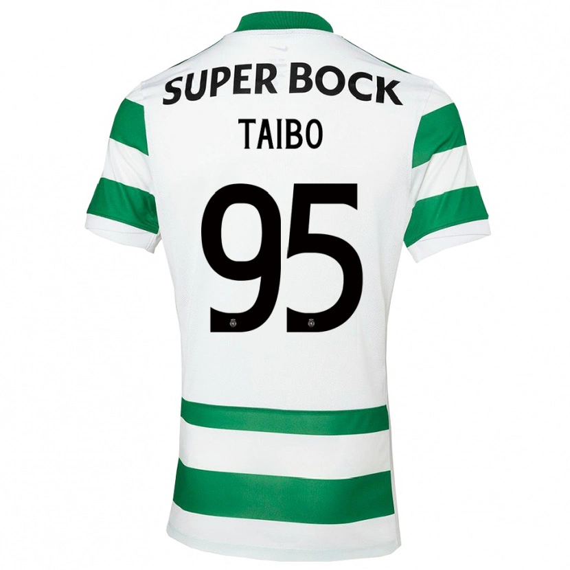 Danxen Damen Lucas Taibo #95 Grün Weiß Heimtrikot Trikot 2025/26 T-Shirt Österreich
