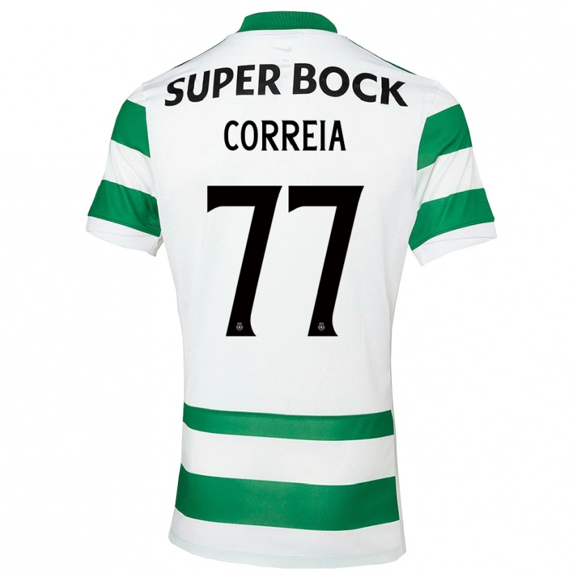 Danxen Damen Alícia Correia #77 Grün Weiß Heimtrikot Trikot 2025/26 T-Shirt Österreich