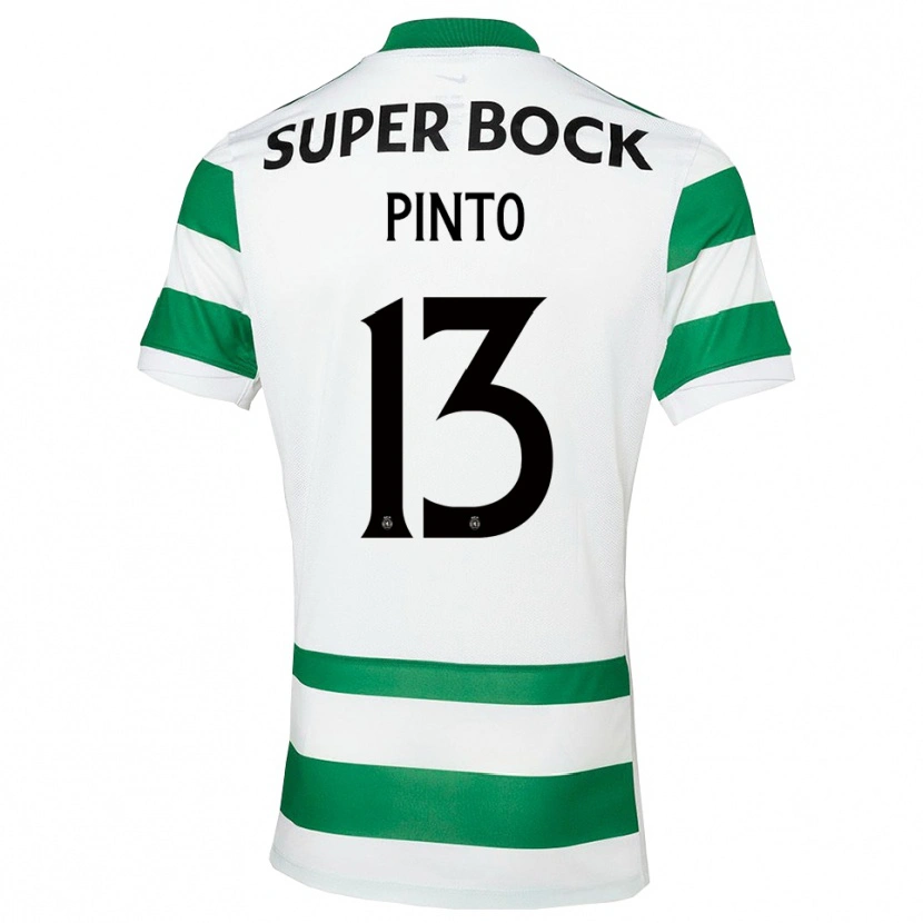 Danxen Damen Fátima Pinto #13 Grün Weiß Heimtrikot Trikot 2025/26 T-Shirt Österreich
