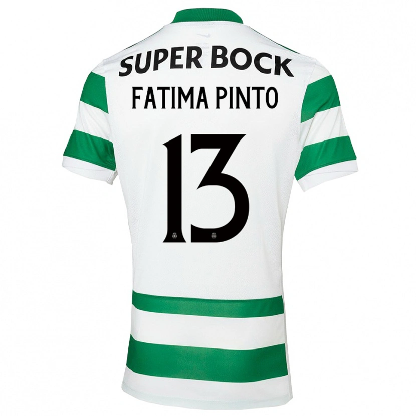 Danxen Damen Fátima Alexandra Figueira Pinto #13 Grün Weiß Heimtrikot Trikot 2025/26 T-Shirt Österreich