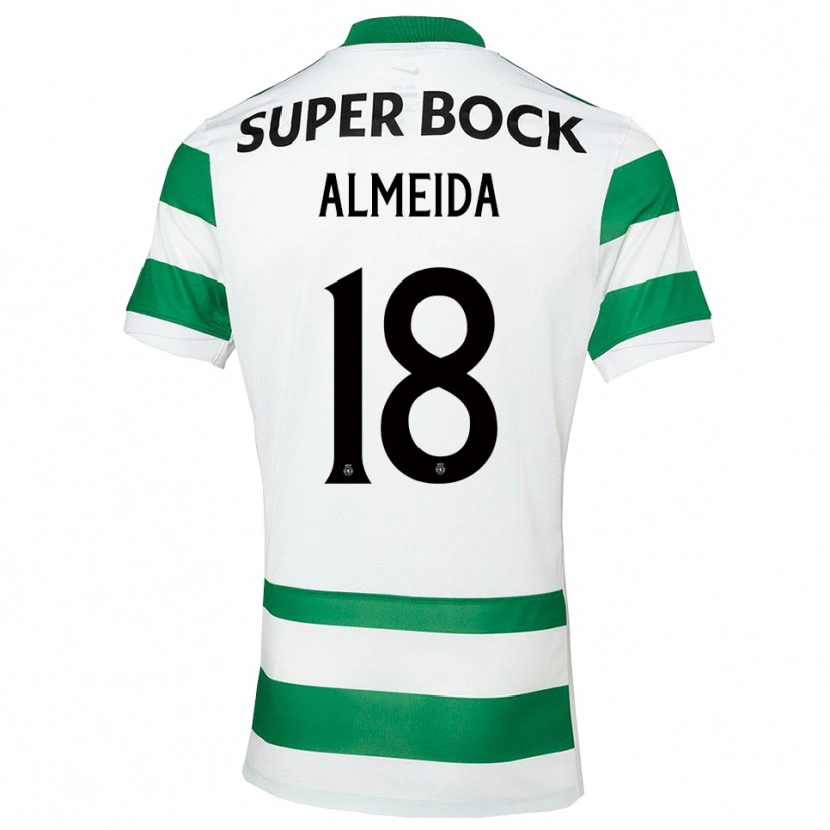Danxen Damen Miguel Almeida #18 Grün Weiß Heimtrikot Trikot 2025/26 T-Shirt Österreich