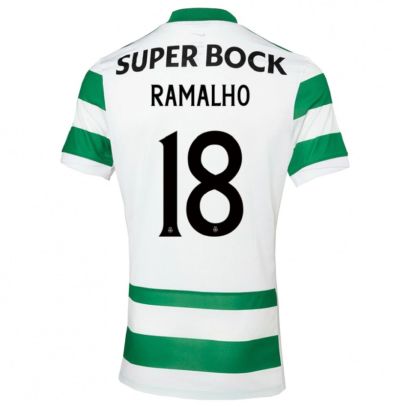 Danxen Damen Inês Filipa Ramalho Gonçalves #18 Grün Weiß Heimtrikot Trikot 2025/26 T-Shirt Österreich