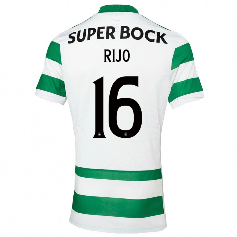 Danxen Damen João Rijo #16 Grün Weiß Heimtrikot Trikot 2025/26 T-Shirt Österreich
