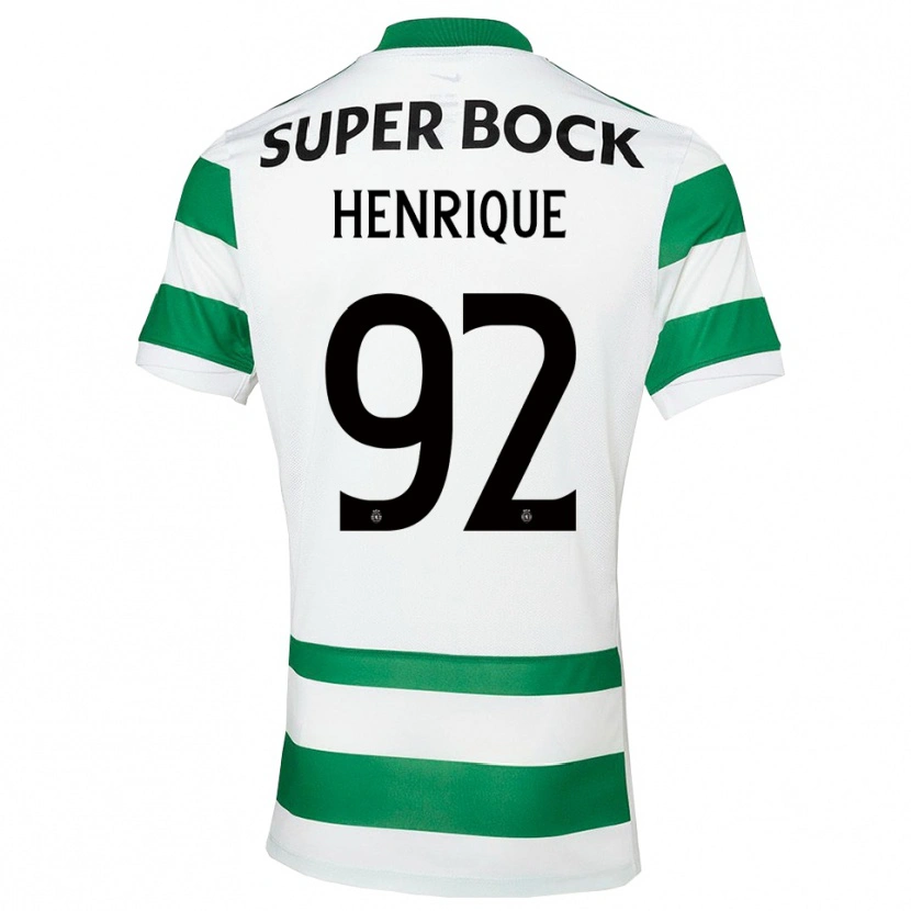 Danxen Damen Eduardo Henrique #92 Grün Weiß Heimtrikot Trikot 2025/26 T-Shirt Österreich