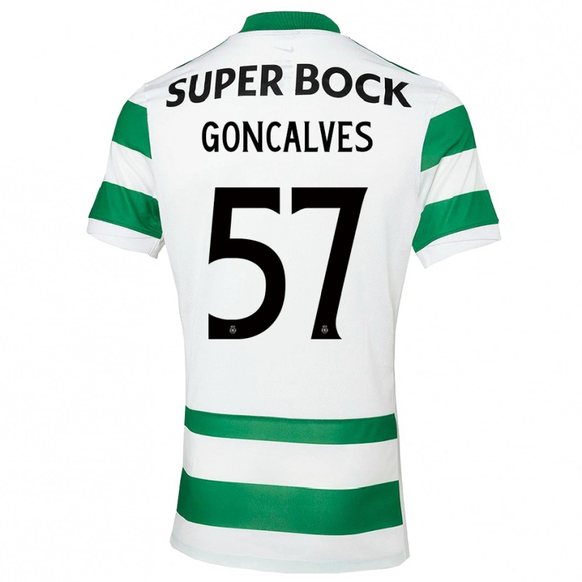 Danxen Damen Inês Gonçalves #57 Grün Weiß Heimtrikot Trikot 2025/26 T-Shirt Österreich