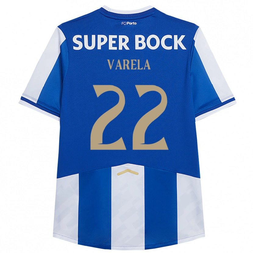 Danxen Damen Alan Varela #22 Blau Weiß Heimtrikot Trikot 2025/26 T-Shirt Österreich