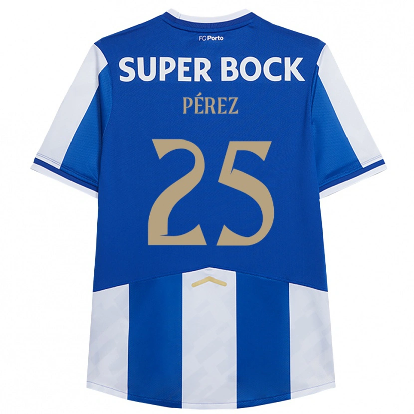 Danxen Damen Tomás Pérez #25 Blau Weiß Heimtrikot Trikot 2025/26 T-Shirt Österreich