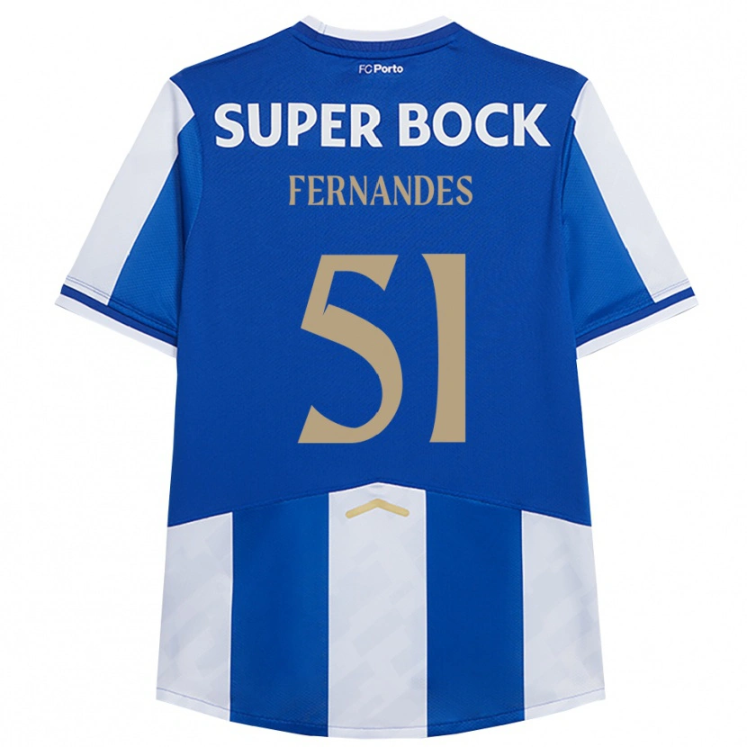 Danxen Damen Diogo Fernandes #51 Blau Weiß Heimtrikot Trikot 2025/26 T-Shirt Österreich