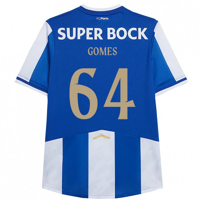 Danxen Damen Luís Gomes #64 Blau Weiß Heimtrikot Trikot 2025/26 T-Shirt Österreich