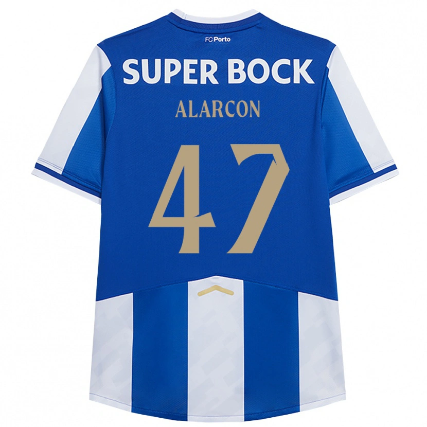 Danxen Damen Ángel Alarcón #47 Blau Weiß Heimtrikot Trikot 2025/26 T-Shirt Österreich