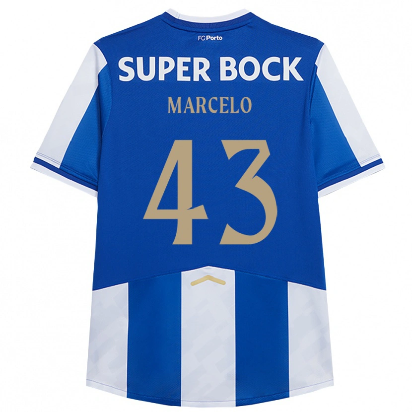 Danxen Damen Joao Marcelo #43 Blau Weiß Heimtrikot Trikot 2025/26 T-Shirt Österreich