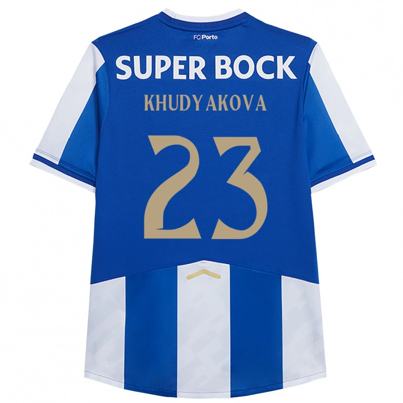 Danxen Damen Verónica Khudyakova #23 Blau Weiß Heimtrikot Trikot 2025/26 T-Shirt Österreich