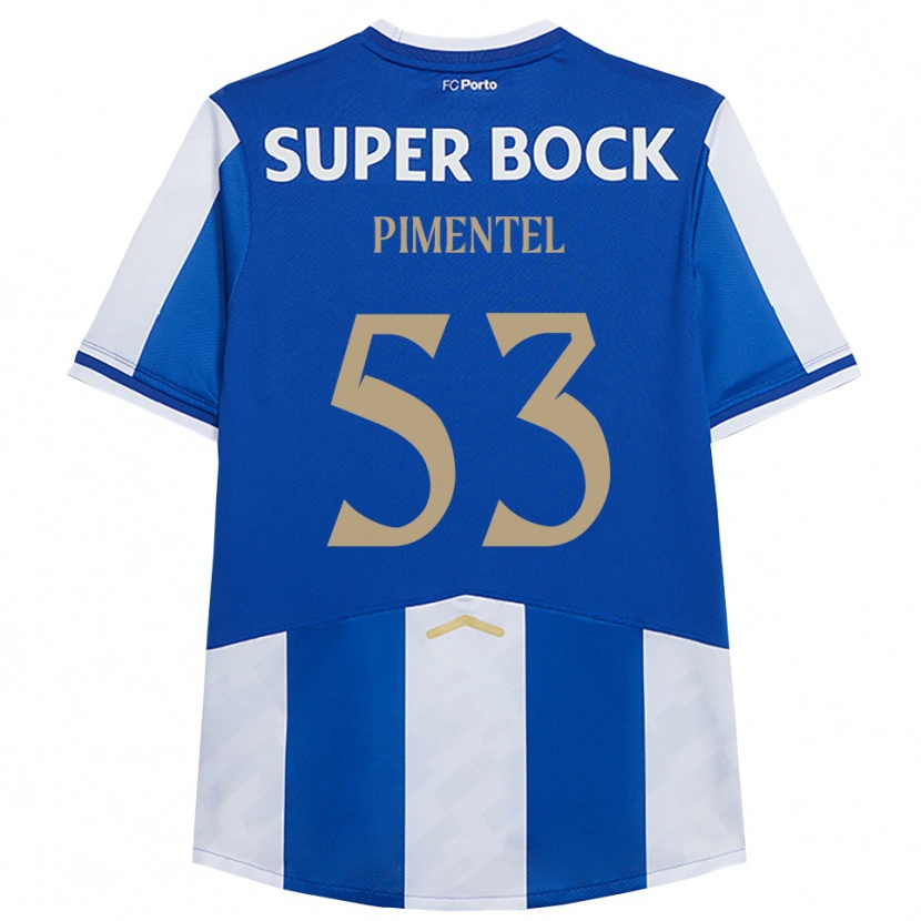 Danxen Damen Eric Pimentel #53 Blau Weiß Heimtrikot Trikot 2025/26 T-Shirt Österreich