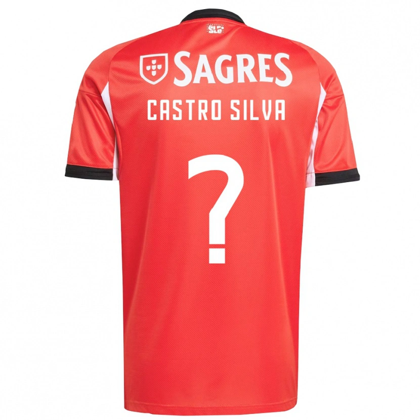 Danxen Damen Guilherme Castro Silva #0 Rot Weiß Heimtrikot Trikot 2025/26 T-Shirt Österreich