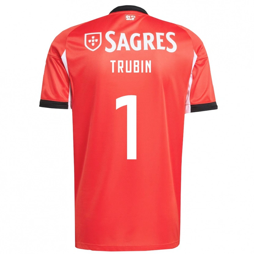 Danxen Damen Anatoliy Trubin #1 Rot Weiß Heimtrikot Trikot 2025/26 T-Shirt Österreich