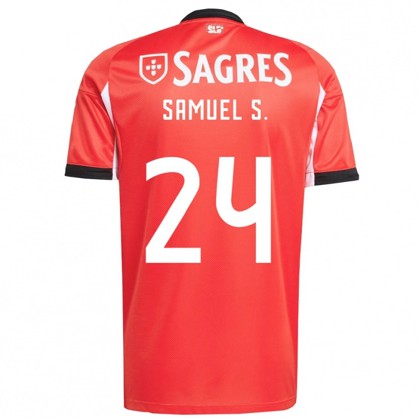Danxen Damen Samuel Soares #24 Rot Weiß Heimtrikot Trikot 2025/26 T-Shirt Österreich
