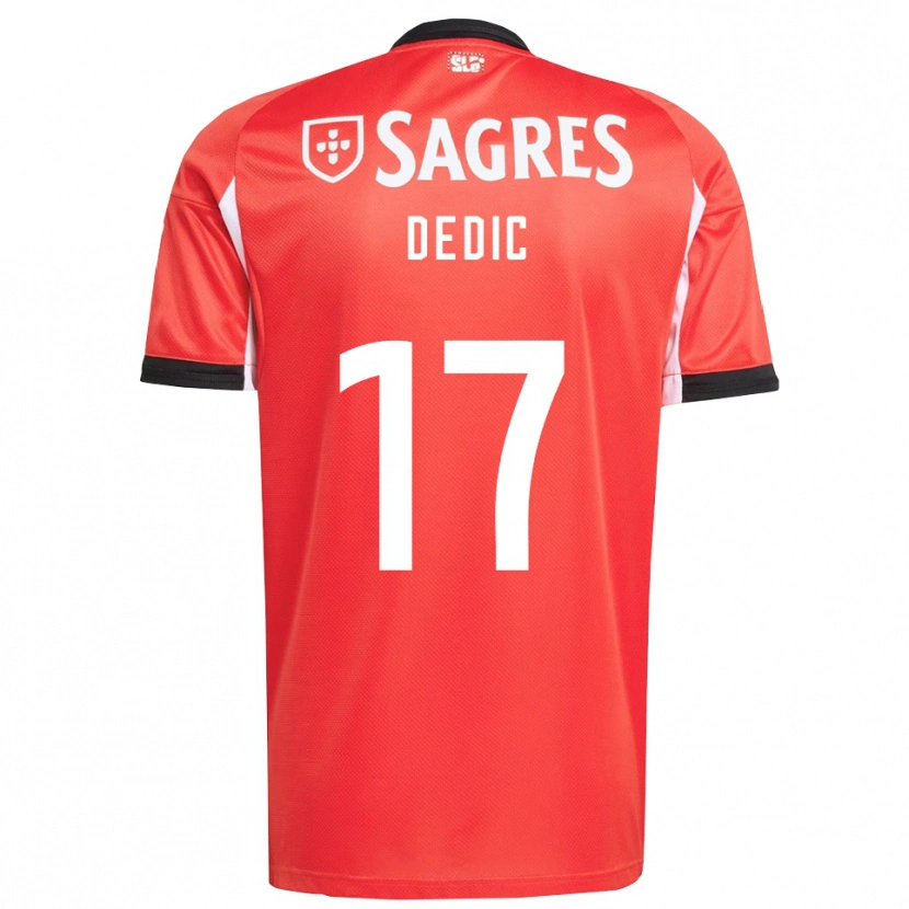 Danxen Damen Amar Dedic #17 Rot Weiß Heimtrikot Trikot 2025/26 T-Shirt Österreich