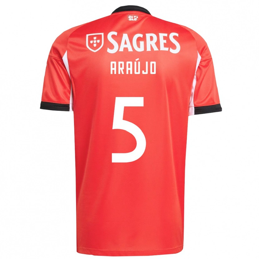 Danxen Damen Ismail Araújo #5 Rot Weiß Heimtrikot Trikot 2025/26 T-Shirt Österreich